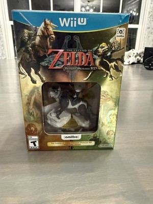 Zelda Twilight Princess HD + Wolf Link Amiibo (Wii U, 2016)   Brand New Sealed