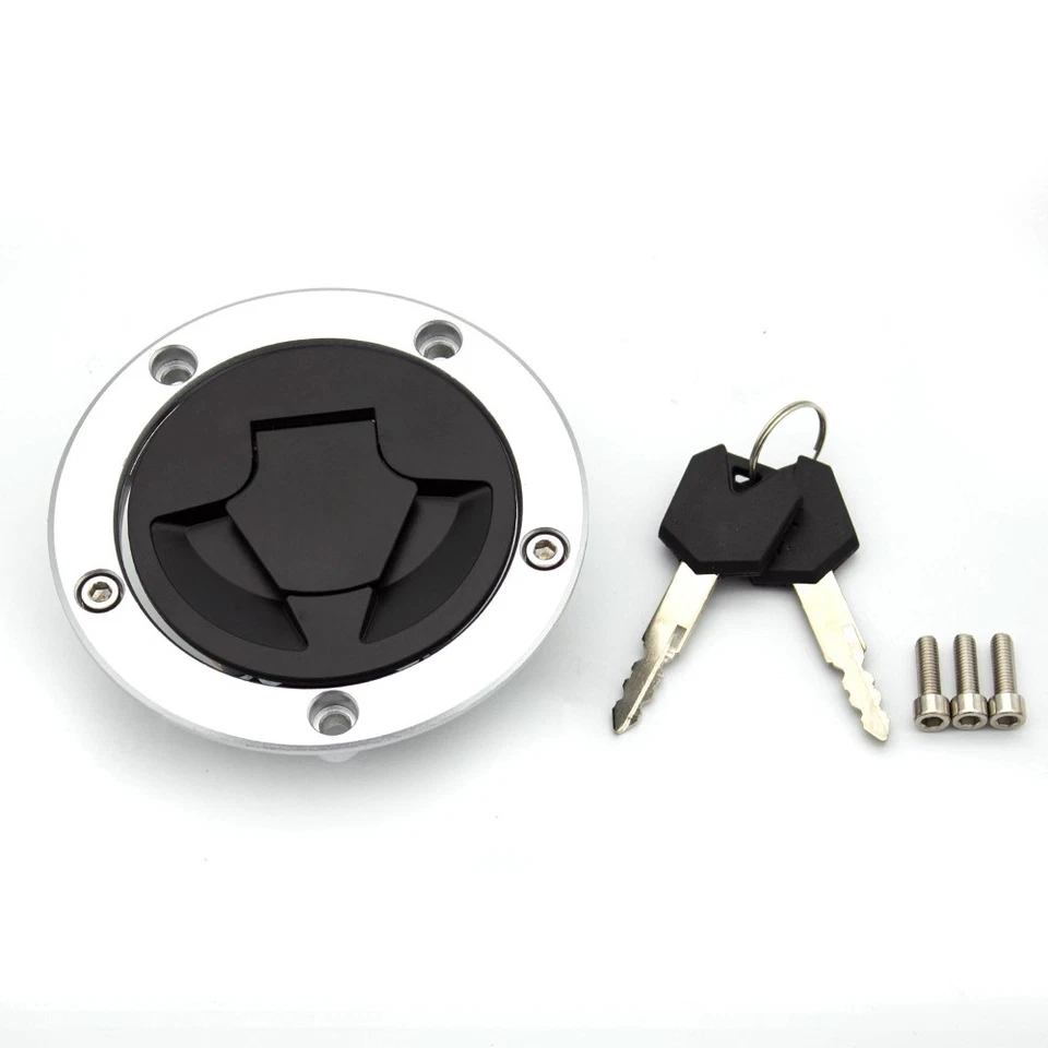 Bloqueo de tapa del tanque de gasolina con llaves para Kawasaki Versys 650 KLE650 KLE650A 2007-2018 Foto 3 de 4