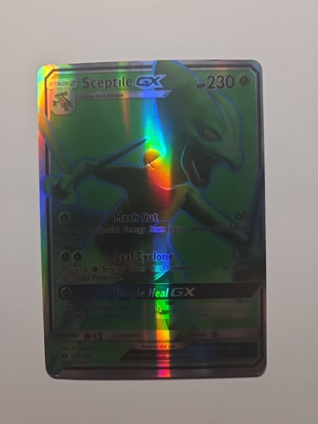 Sceptile GX (Full Art) 196/214 Sm-Lost Thunder Holo