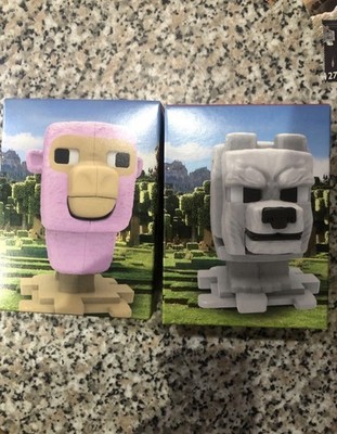 Minecraft Film McDonalds Happy Meal Spielzeug Wolf & rosa Schaf Mojang neu im Karton