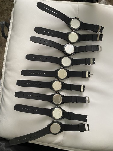 Lot of 9 NFL sparo Watches Patriots Packers Steelers Kansas City Green Bay - Picture 10 of 10