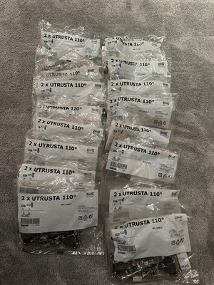 18 paar. Scharniere Utrusta   110°  Ikea OVP. Art:-Nr.-805.248.82.