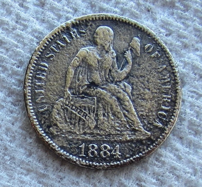 1884 Year Seated Liberty Dimes (1837-1891) for sale | eBay