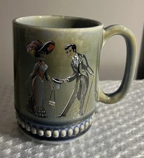 Wade Irish Porcelain My Fair Lady / Lady & Gentleman Coffee Tea Mug Ireland