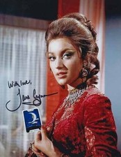 JANESEYMOUR 007 JAMES BOND AUTHENTIC AUTOGRAPH ASSOLITAIRE IN LALD. AWSOME