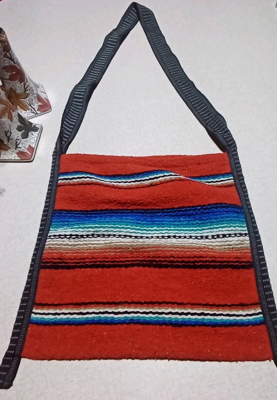 El Paso Saddle Blanket Co Southwestern Crossbody Purse Woven Bag