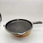 Vintage Lodge #2 Hammered Cast Iron 4-in-1 Combo Cooker Lid Top Skillet