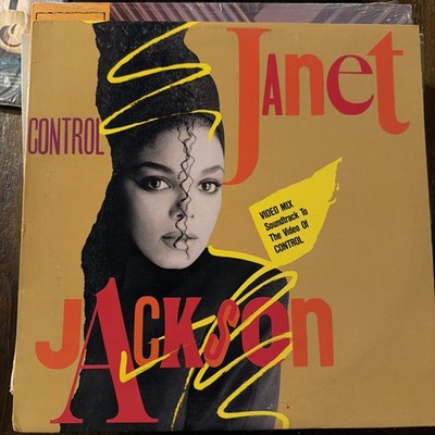 Janet Jackson Control 12'' Maxi Single Vinyl VG/VG Tested rare