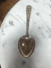 Sterling Silver Repousse Dessert Oval Spoon S Kirk & Son