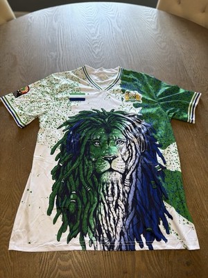 Sierra Leone National Soccer Team Confederation Of Africa Jersey Men s XL/L HTF