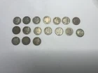 17 coins total Assorted Years 1901 - 1908 Barber One Dimes 90% Silver