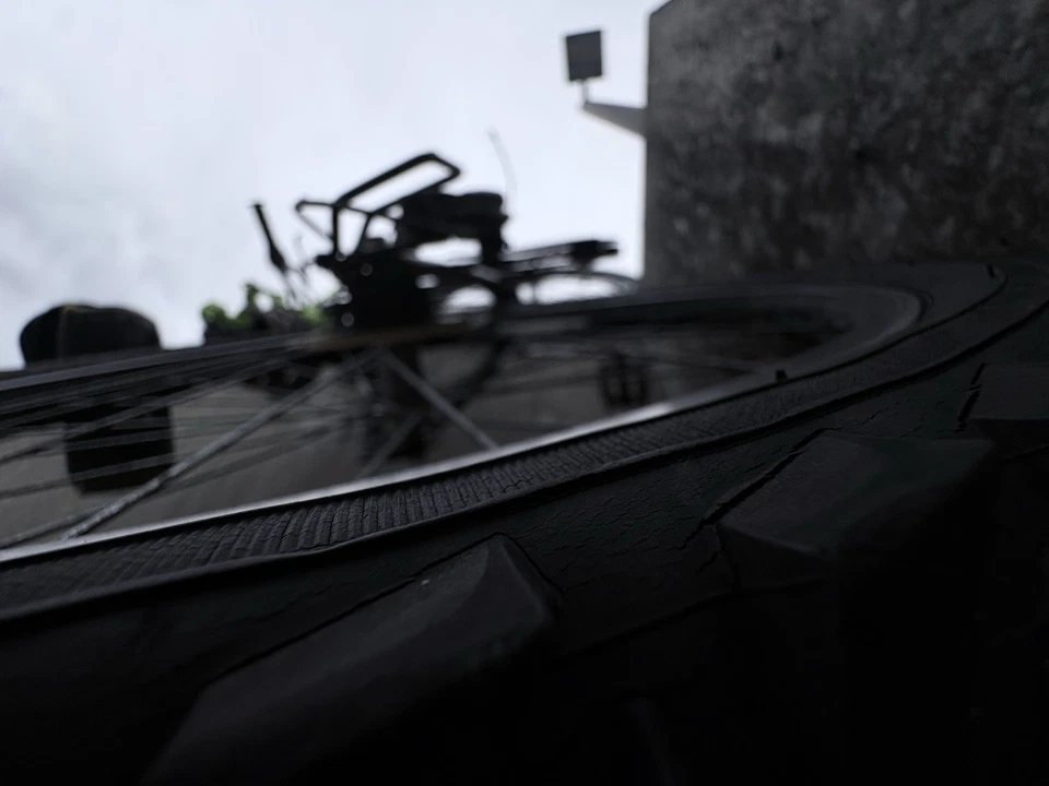 bicicleta de montaña vertical Foto 2 de 4