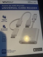 Vivitar Universal Card Reader SD/MicroSD New