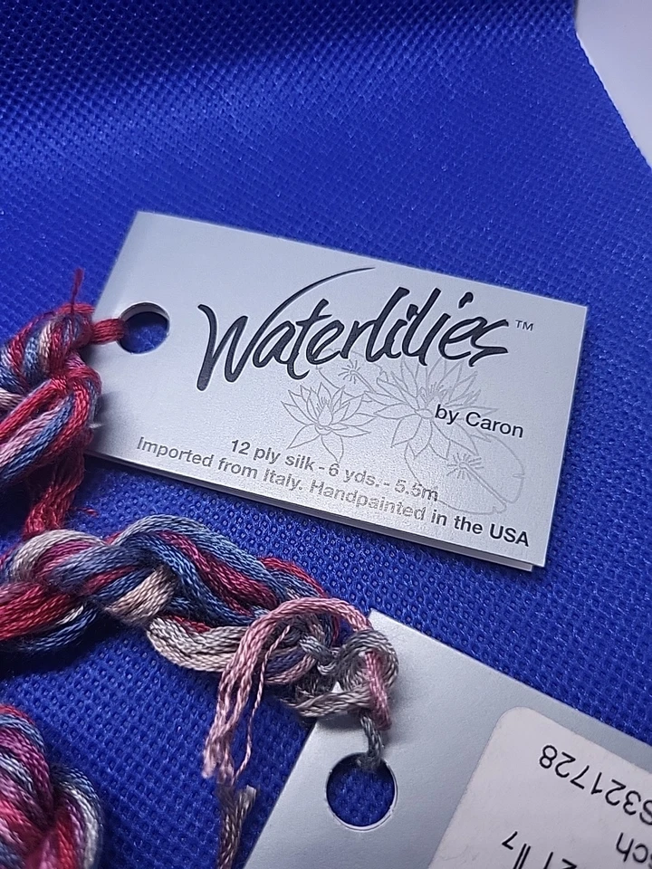 3 Skeins Caron Waterlilies 100% Silk Embroidery Floss #321 "Kelsch" Variegated - Image 2 of 4