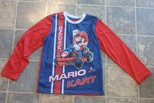Nintendo Mario Kart Racing Shirt Boys Kids Size Youth L 10-12