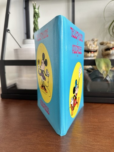 Rubrica telefonica indirizzo Topolino vintage anni 70 postino Minnie - Disney da collezione NUOVO - Foto 5 di 5