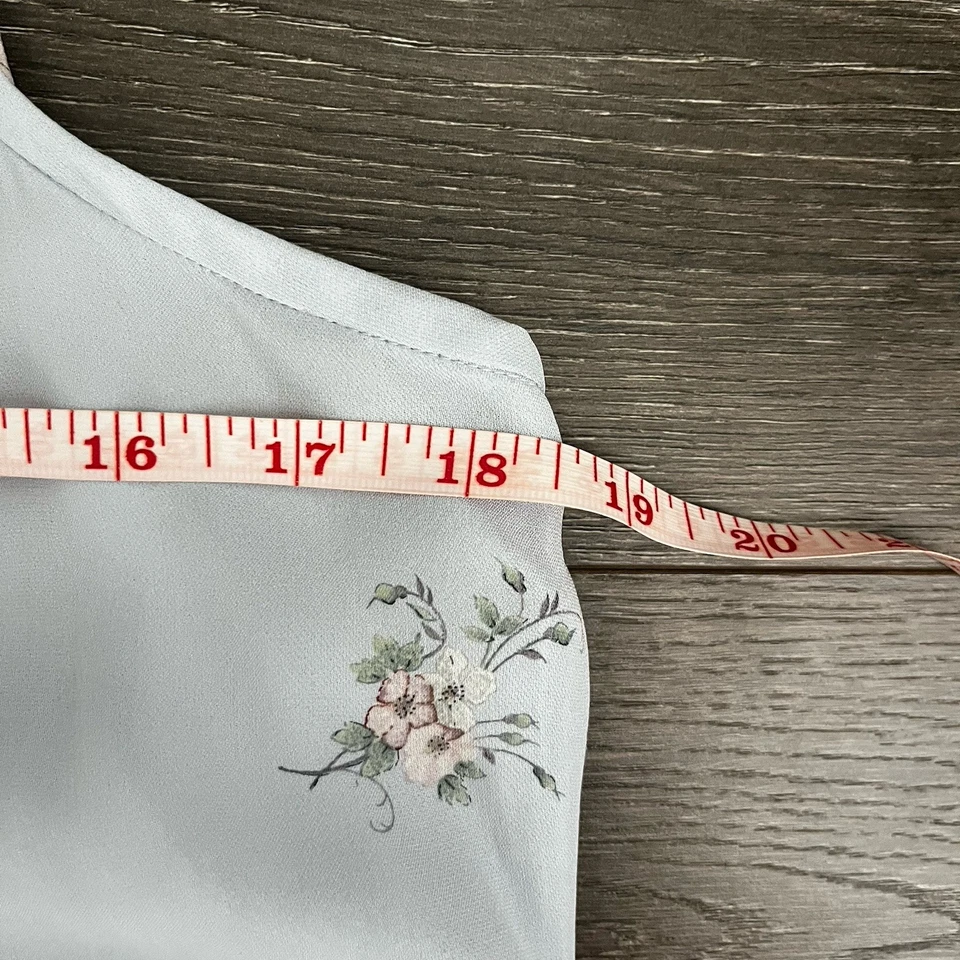 Maxi Vestido De Colección LRL Petites Ralph Lauren 100% Seda 8 Y2k Floral Coqueta de Casa Foto 4 de 4