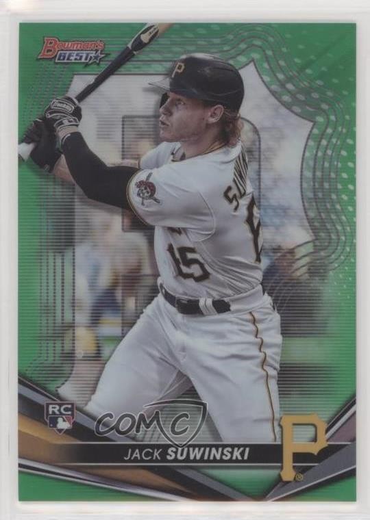 2022 Bowman's Best Green Refractor 71/99 Jack Suwinski #32 v9t