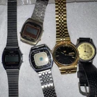 Junk Draw CASIO SA-100  Seiko Timex & More Vintage Watch Lot  ￼ For Repair