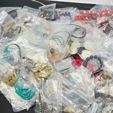 Mixed Costume Bulk Jewelry Lot 85 Pcs Necklaces Mixed Media Pearl Boho Resale