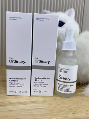 2Pcs 30ml The Ordinary Niacinamide 10% + Zinc 1% Serum