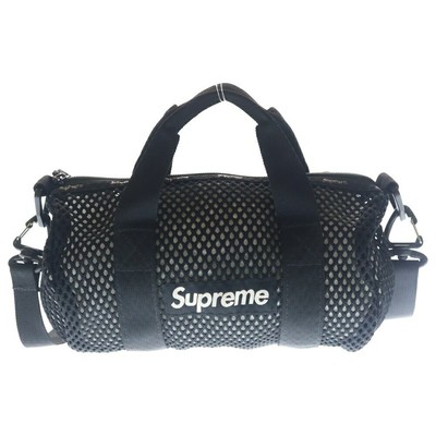 Supreme 23SS Mesh Mini Duffle Bag Box Logo Black Gebraucht