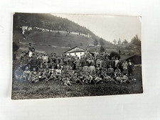 VECCHIA FOTOGRAFIA CARTOLINA MILITARE DIVISE GUERRA OLD PHOTOGRAPH