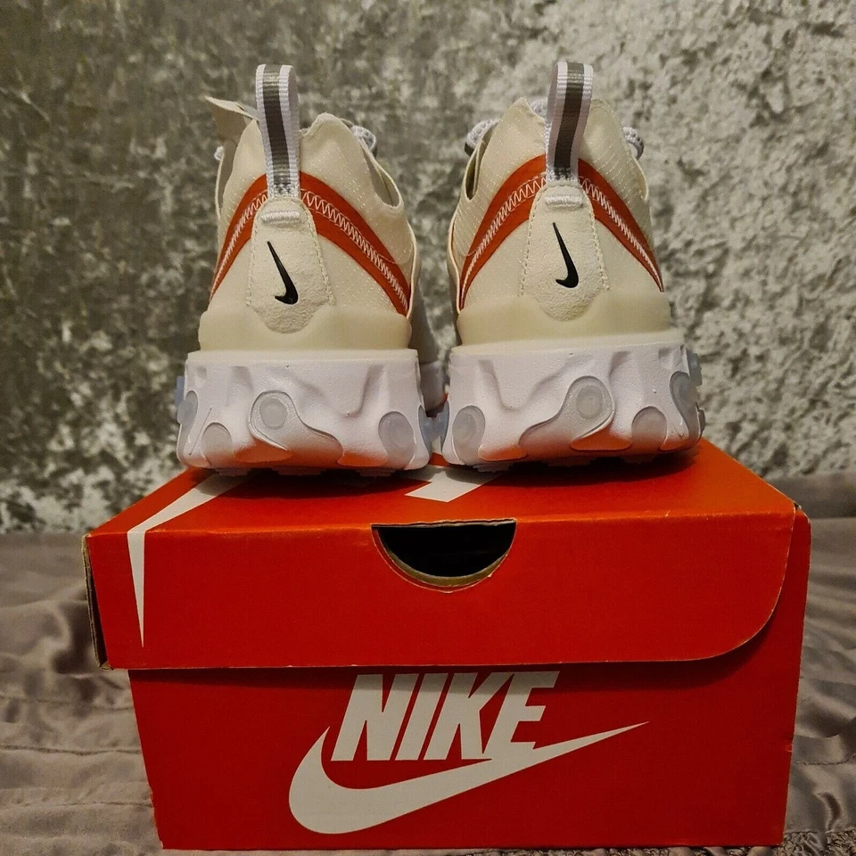 Nike React Element 87 Sail Light Bone White - UK8.5 (EU43) US9.5 Brand new - Image 4 of 4