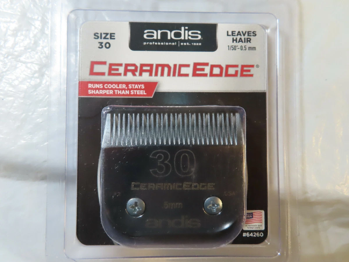 ANDIS PROFESSIONAL 30 DETACHABLE CLIPPER BLADE CERAMIC EDGE 0.5mm 40102642609 eBay