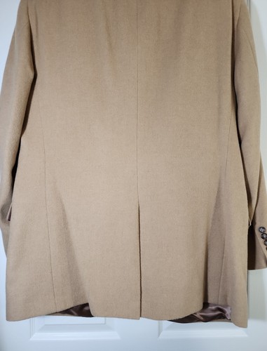 Jos A Bank Mens Tan 100% CamelHair 3 Button Blazer Sport Coat Jacket 48 LG - Picture 8 of 19