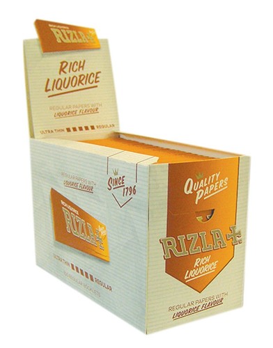 Papeles rodantes Rizla naranja regaliz tamaño naranja regular - Imagen 4 de 5