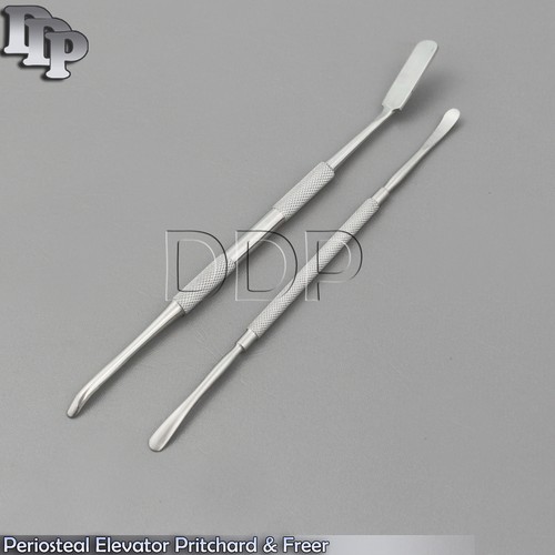 2 Pcs New Kit Periosteal Elevator Pritchard & Freer Surgical Instruments - Picture 3 of 3