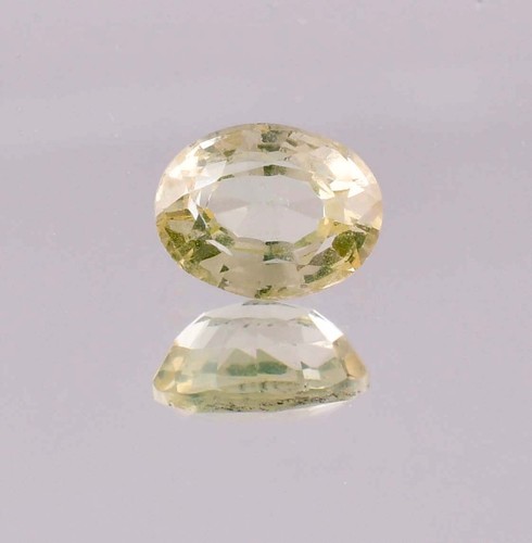 AAA makellos 10 x 8 mm natürlicher gelber Saphir 3,45 ct zertifiziert loser Edelstein - Bild 5 von 5