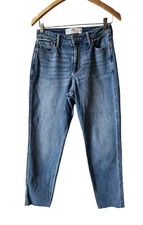 HOLLISTER CURVY HIGH-RISE MOM DENIM JEANS WOMENS SIZE-27"