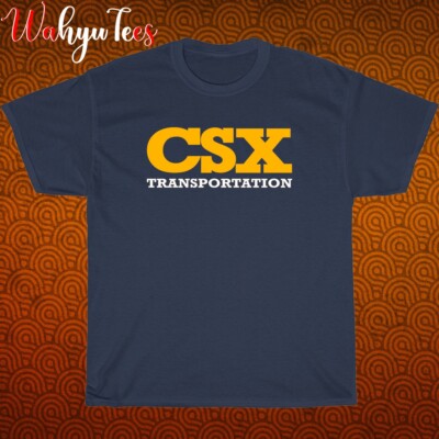 CSX Transportation Railroad Logo Black/Grey/Navy/White Size S-5XL Unisex T-Shirt