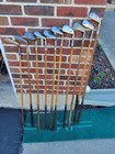 1918 Antique Wood Shaft Macgregor Accurate Superior slot hosel iron set 10 clubs