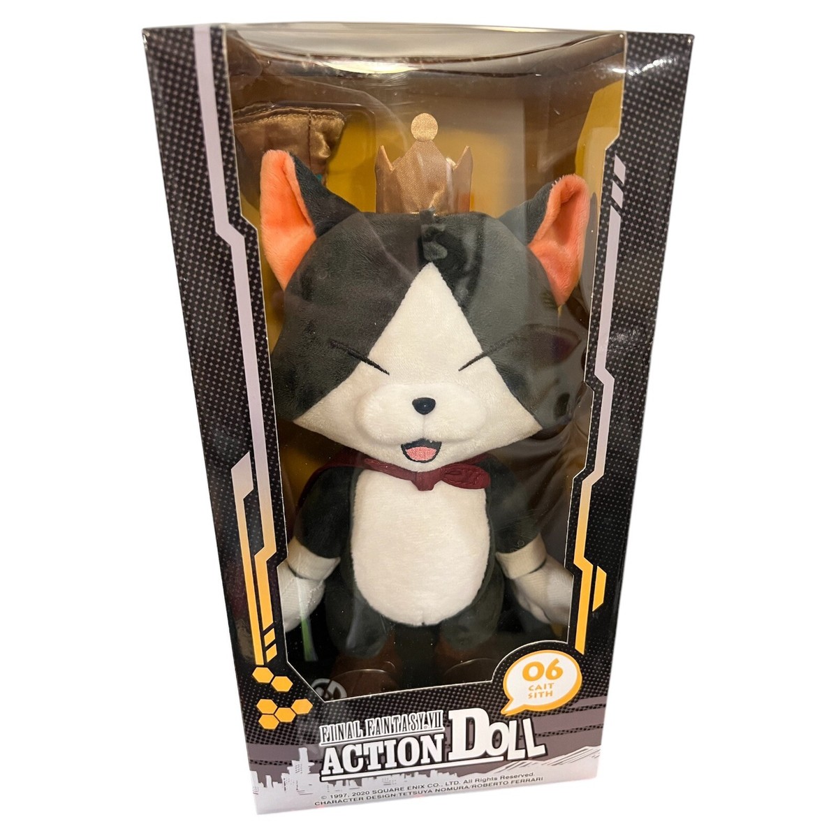 Square Enix Final Fantasy VII Cait Sith Plush Action Doll