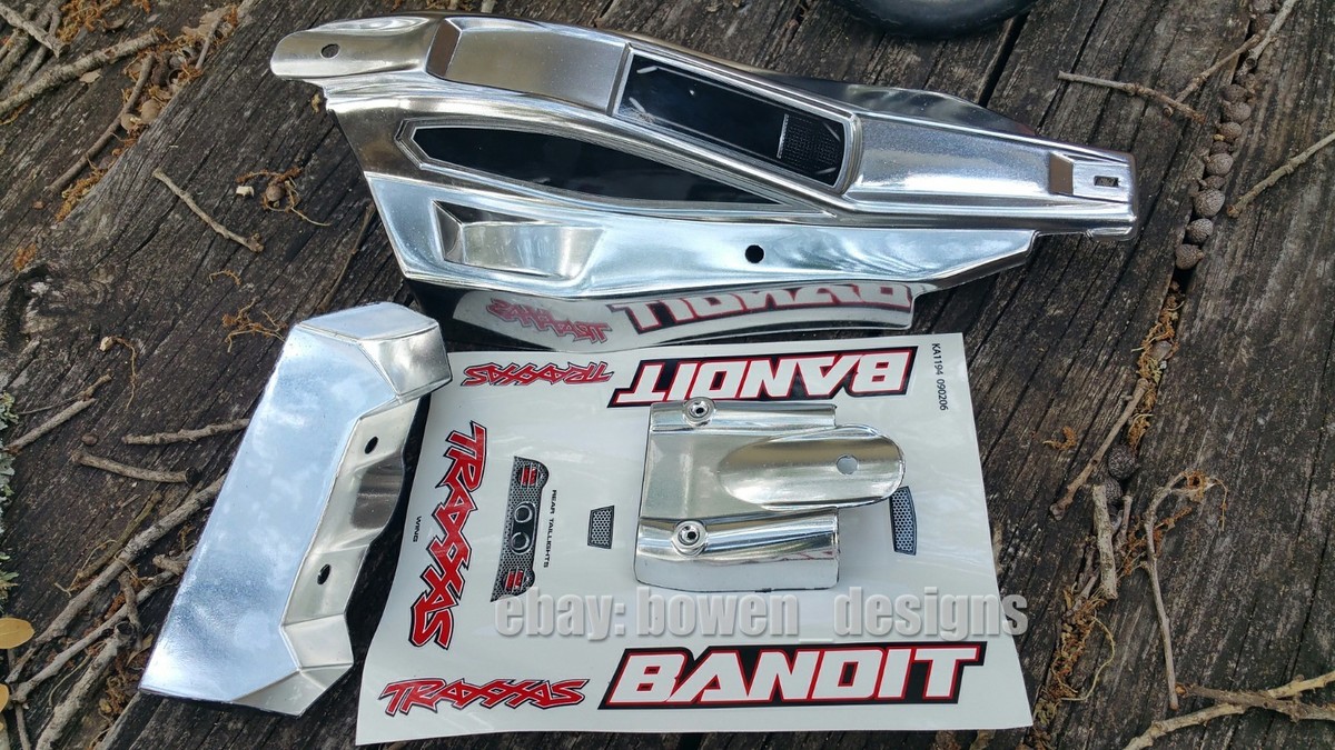 Traxxas 2417 Bandit Decal Sheet – Aufkleberbogen Für Karosserie, Klar (selbst Bemalbar)