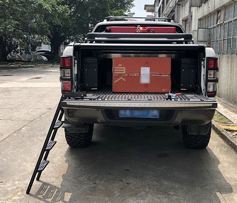 Pickup Truck Tailgate Ladder Foot Step Ladder Fits For Nissan TITAN ...