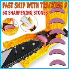 Chainsaw Teeth Sharpener Chain Saw Blade Fast Sharpening Stone Grinder 14-20inch