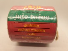 Jute Twine 3-Ply x 208 Ft. Brown Jute Biodegradable Twine Gardening Crafts