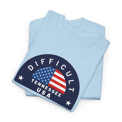 Difficult, Tennessee - Unisex Heavy Cotton Tee