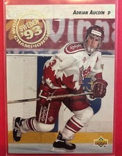 1993-94 UPPER DECK ADRIAN AUCOIN RC Team Canada WJC #251