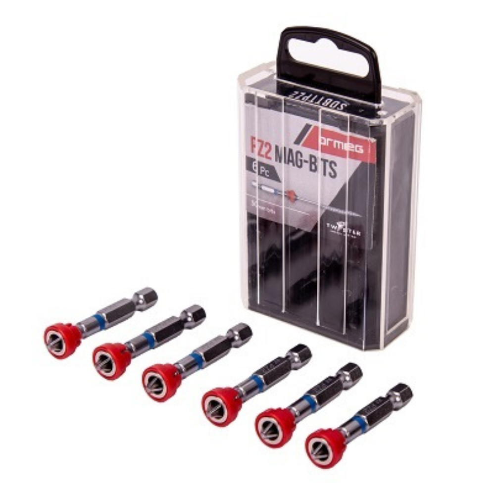 Armeg PZ2 Magnetic Screwdriver Bits (6 Pack)