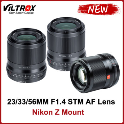 Viltrox 23mm 33mm 56mm F1.4 APS-C AF Lens for Nikon Z mount ZFC Z5 Z6 II Z7 Z7II