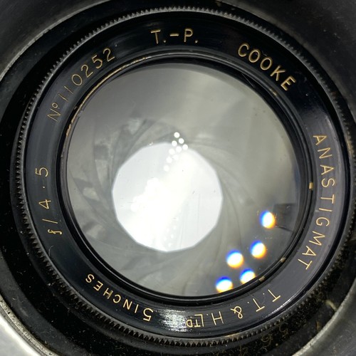 Objectif Vintage Taylor & Hobson Cooke T P.Anastigmat 5 inches f4.5 - Photo 10/10