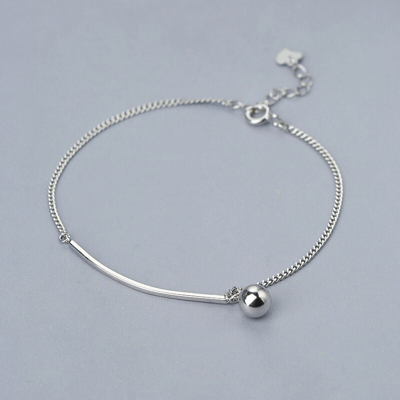 Real 925 Sterling Silver Adjustable Chain Link Slider  display picture 2