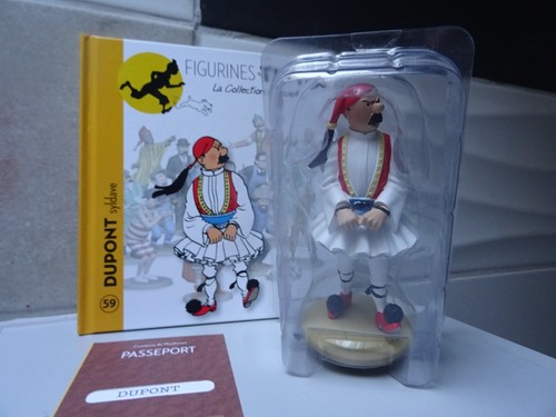 Figurine Tintin N°59 – Les Dupont – Collection Officielle – Résine – Neuve
