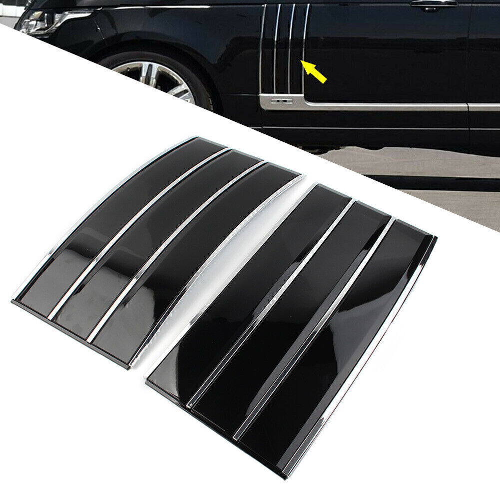 Side Mesh Vent Grille Fender Frame for Land Rover Range Rover 2013-2017 Black