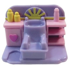1995 Polly Pocket Comb 'n Curl Salon Hair Washing Station Piece